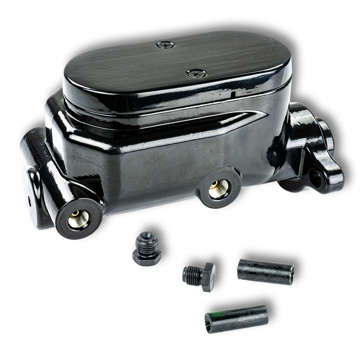 Right Stuff Detailing Slimline Style Master Cylinder - 1 in Bore - Black