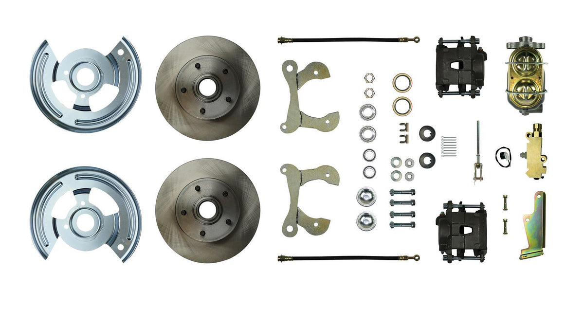 Right Stuff Detailing Street Series Disc Conversion Brake Kit - Chevy Fullsize Car 1955-57