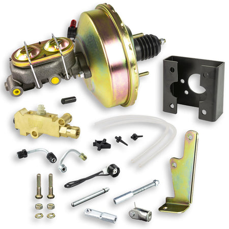 Right Stuff Detailing 9 in OD Brake Booster / Master Cylinder - 9 in OD - 1.125 in Bore - GM Fullsize Truck 1963-66