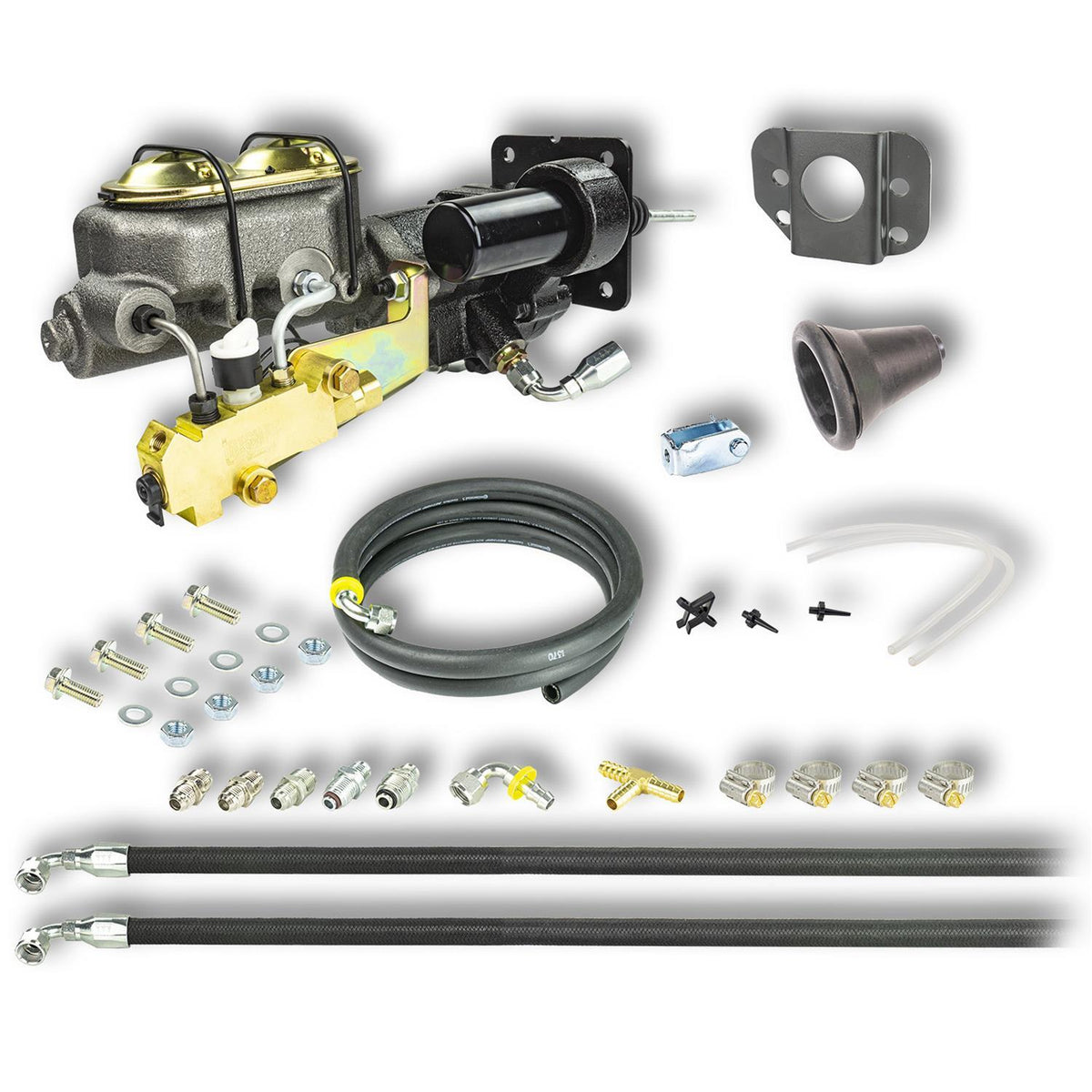 Right Stuff Detailing Hydro-Boost Brake Booster / Master Cylinder - 1.125 in Bore - GM F-Body 1967-74