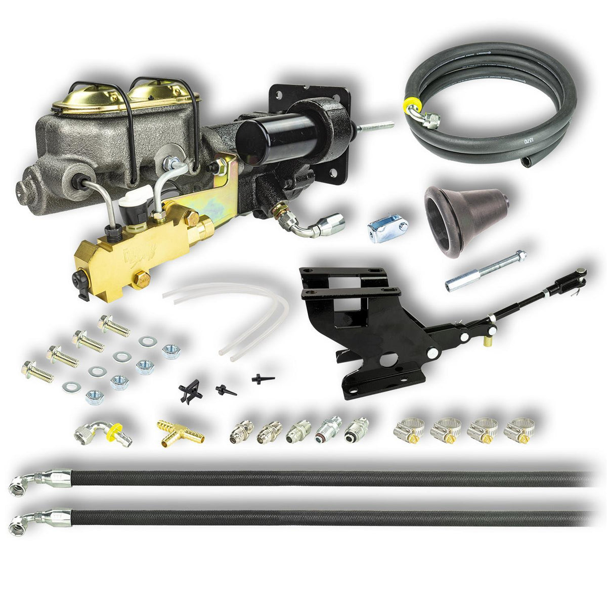 Right Stuff Detailing Hydro-Boost Brake Booster / Master Cylinder - 1.125 in Bore - GM Fullsize Truck 1967-72