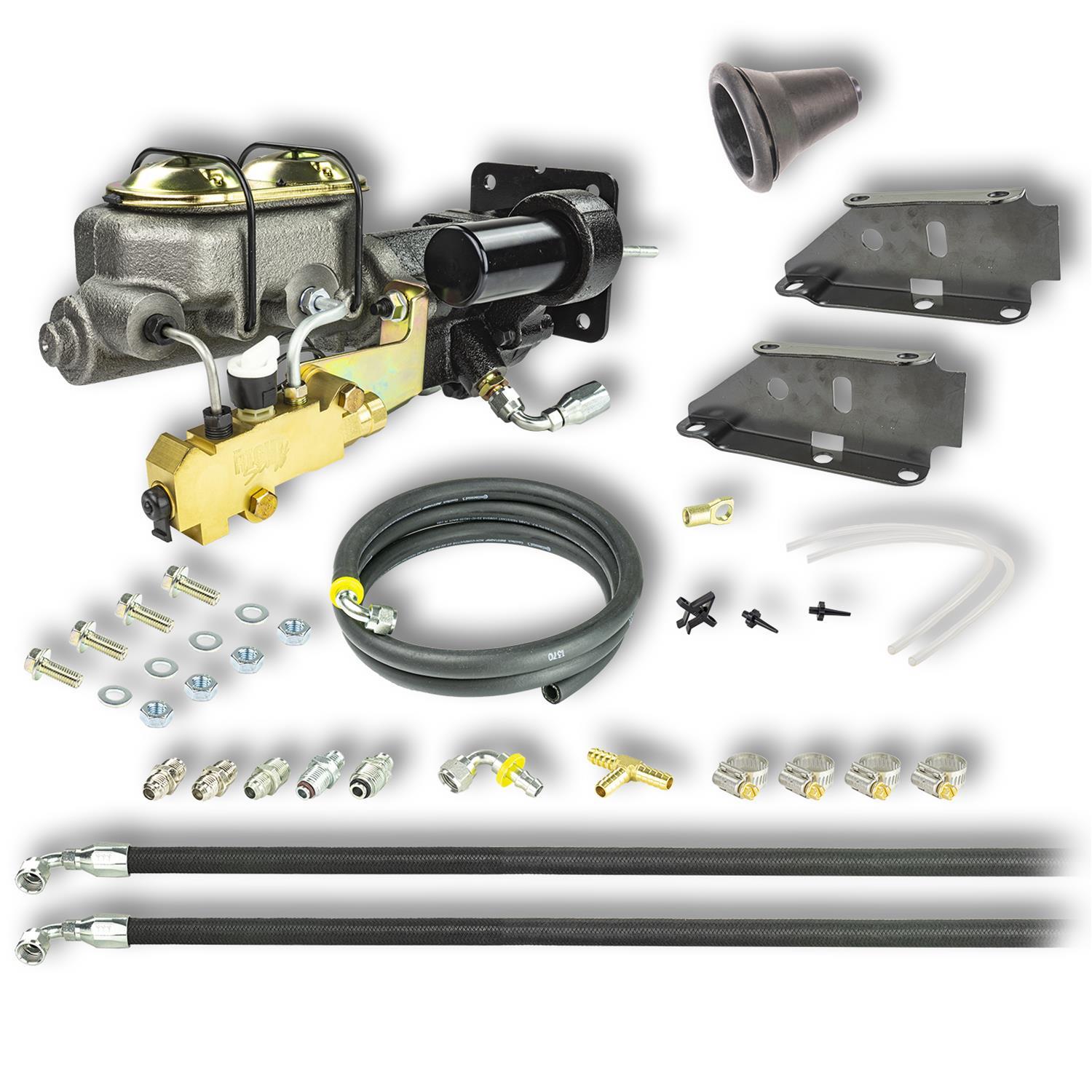 Right Stuff Detailing Hydro-Boost Brake Booster / Master Cylinder - 1 in Bore - GM Fullsize Truck 1973-87