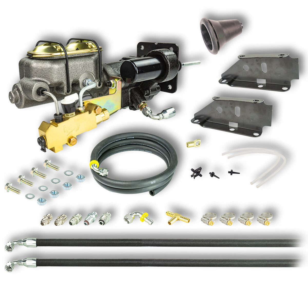 Right Stuff Detailing Hydro-Boost Brake Booster / Master Cylinder - 1.125 in Bore - GM Fullsize Truck 1973-87