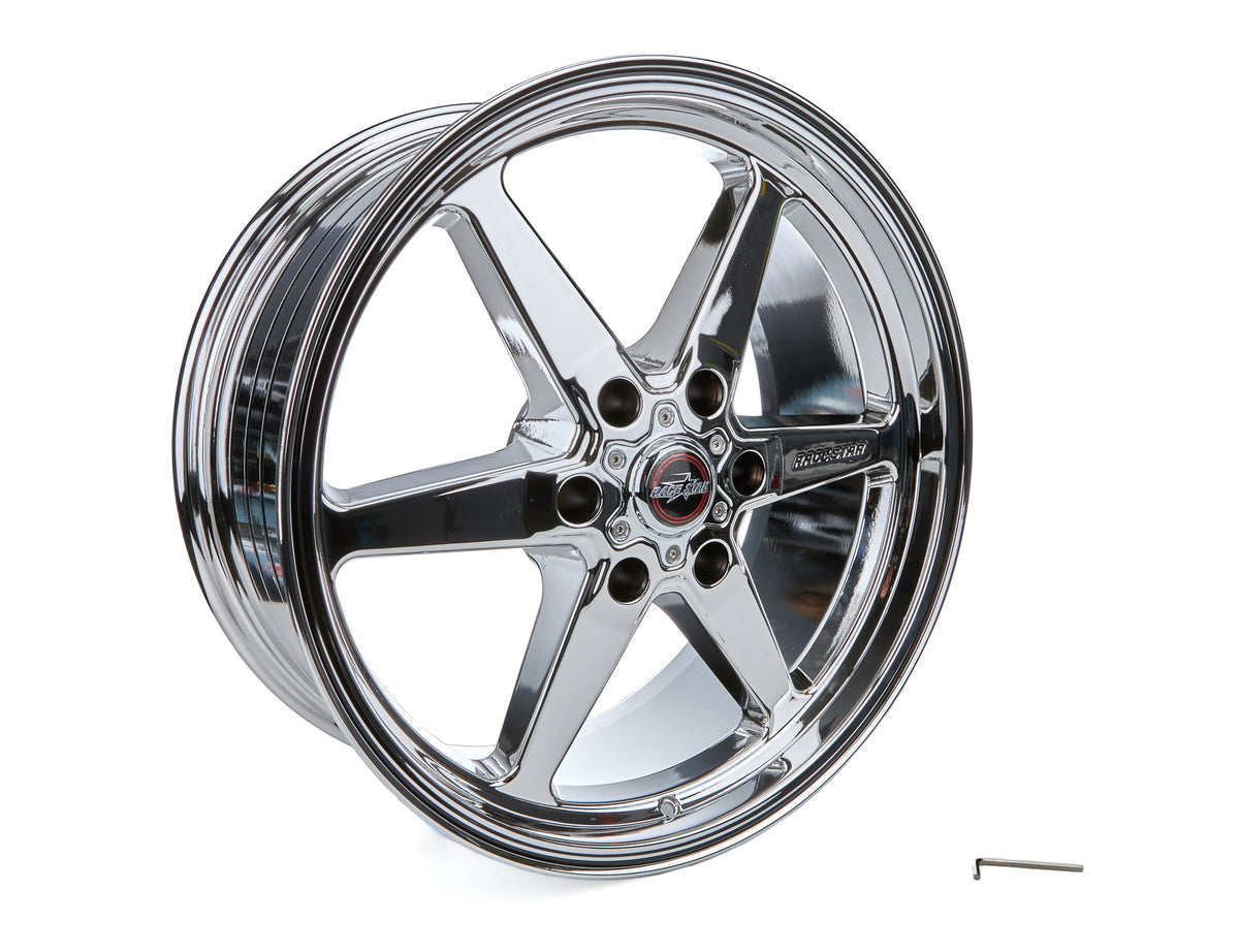Race Star 93 Truck Star Aluminum Wheel - 20 x 9 in - 5.920 in Backspace - 6 x 5.5 in Bolt Pattern - Chrome