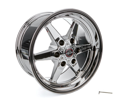 Race Star 93 Truck Star Aluminum Wheel - 17 x 9.5 in - 6.125 in Backspace - 6 x 5.5 in Bolt Pattern - Chrome
