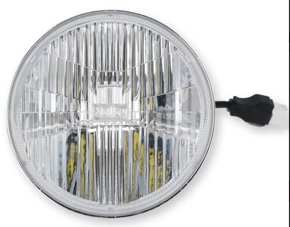 Holley RetroBright Sealed Beam 5.75 in OD LED Headlight - Classic White Lens