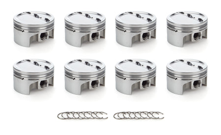 RaceTec AutoTec Forged Dished Piston - 4.030 in Bore - Coated Skirt - Small Block Chevy - (Set of 8) 1000145