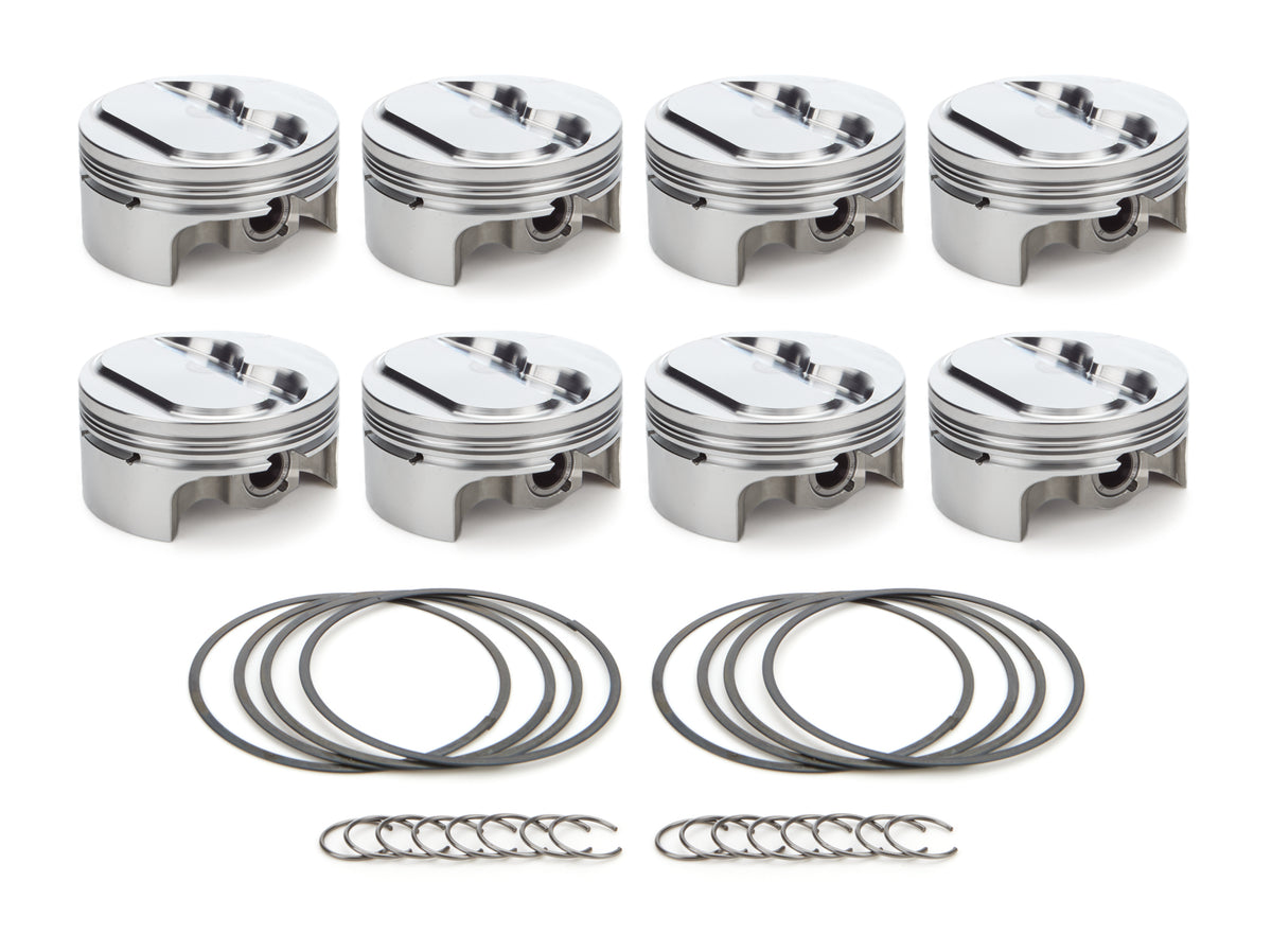 RaceTec AutoTec Forged Dome Piston - 4.155 in Bore - Small Block Chevy (Set of 8) 1000232