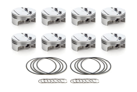RaceTec AutoTec Forged Dome Piston - 4.155 in Bore - Small Block Chevy (Set of 8) 1000239