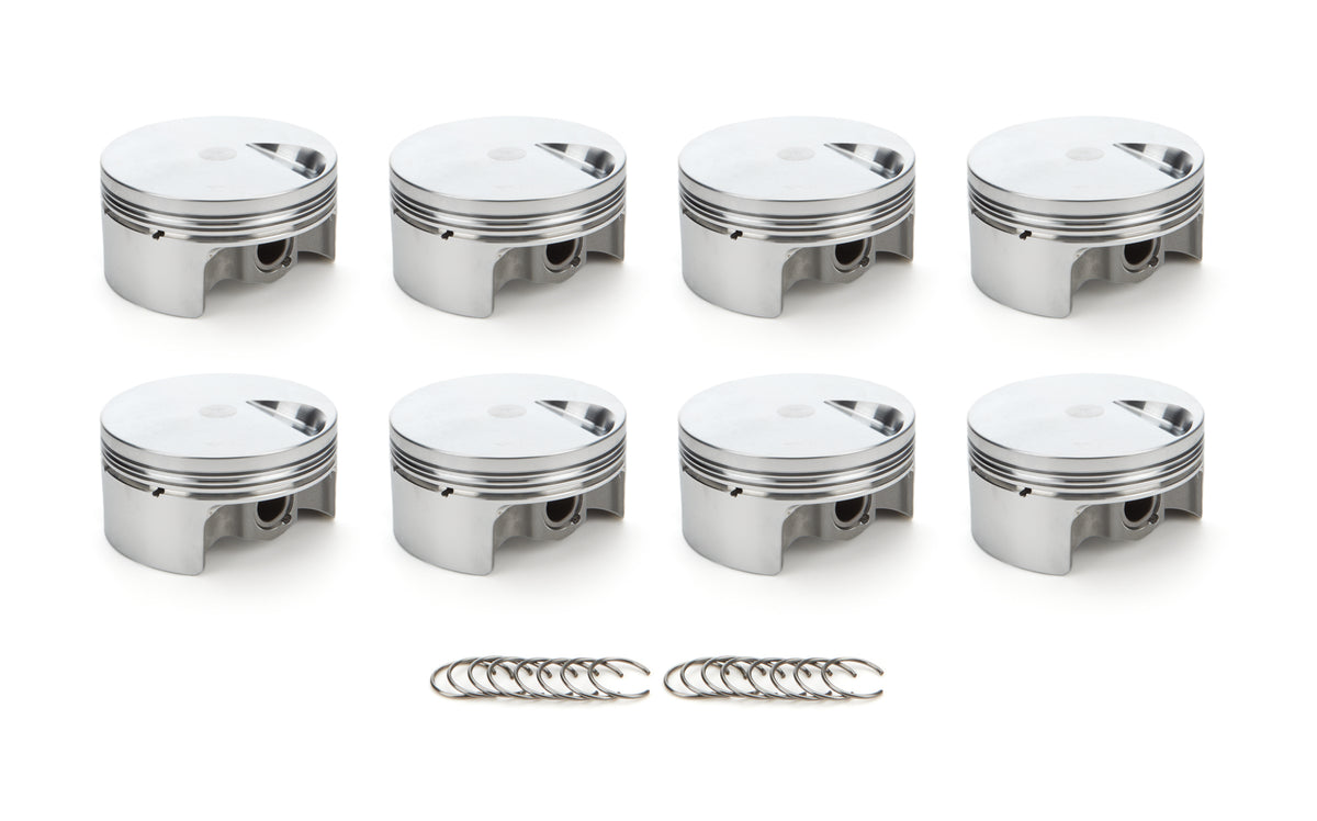RaceTec AutoTec Forged Flat Top Piston - 4.5 in Bore - Big Block Chevy (Set of 8)