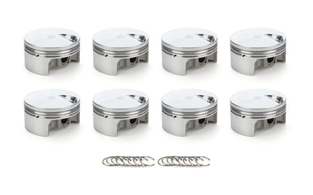 RaceTec AutoTec Forged Flat Top Piston - 4.5 in Bore - Big Block Chevy (Set of 8)