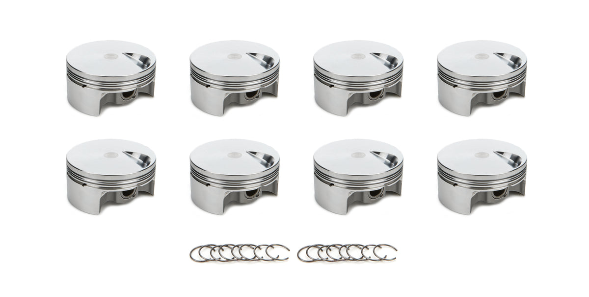RaceTec AutoTec Forged Flat Top Piston - 4.5 in Bore - Big Block Chevy (Set of 8)