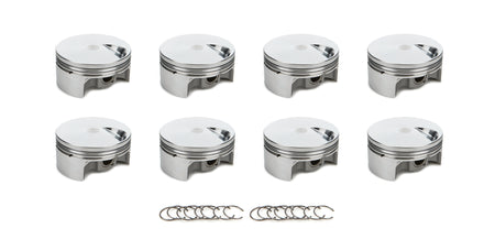 RaceTec AutoTec Forged Flat Top Piston - 4.5 in Bore - Big Block Chevy (Set of 8)