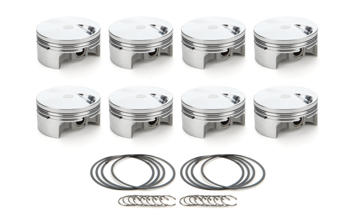 RaceTec AutoTec Forged Flat Top Piston - 4.600 in Bore - Big Block Chevy (Set of 8)