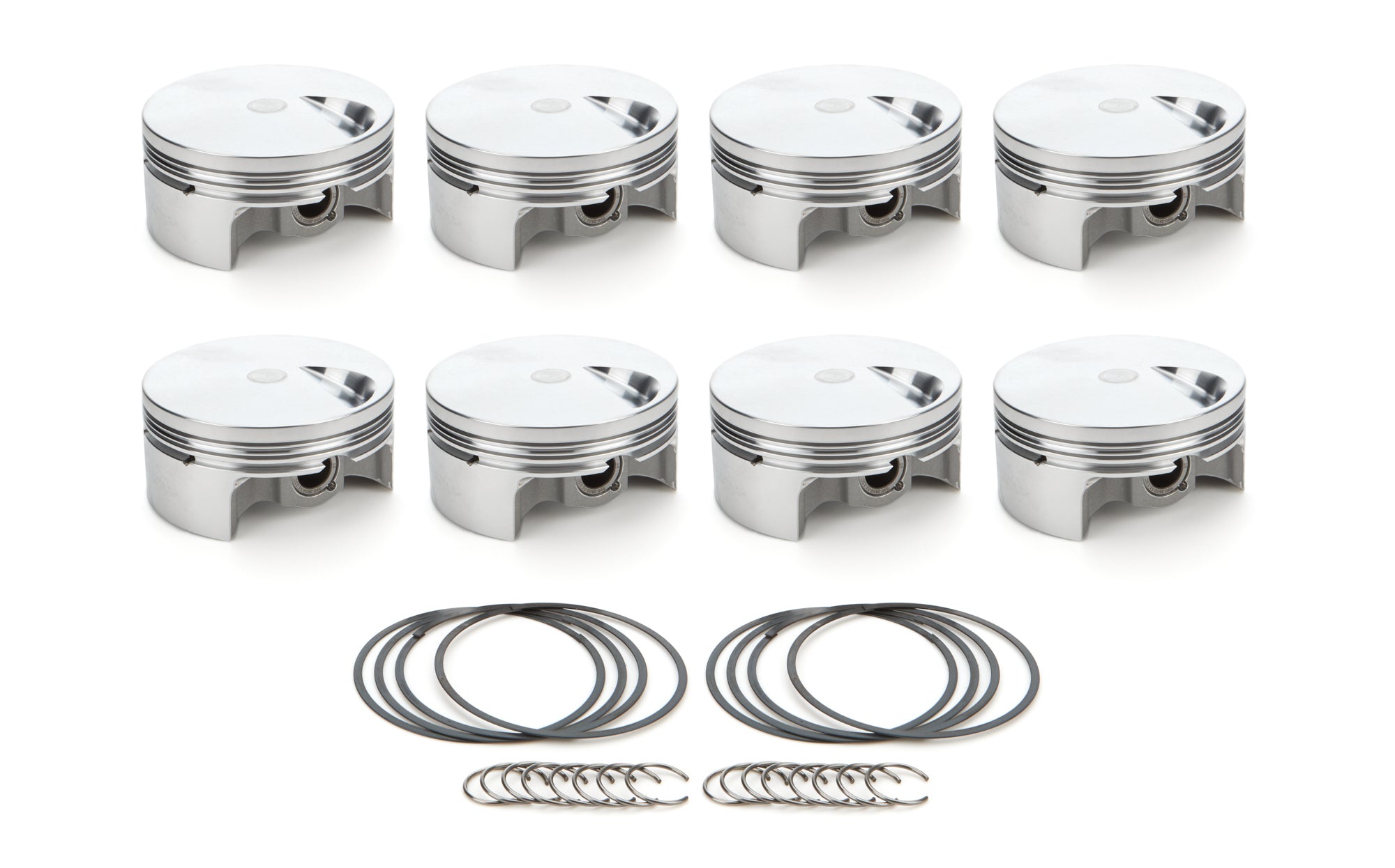 RaceTec AutoTec Forged Flat Top Piston - 4.600 in Bore - Big Block Chevy (Set of 8)