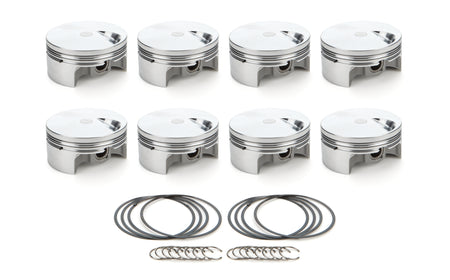 RaceTec AutoTec Forged Flat Top Piston - 4.600 in Bore - Big Block Chevy (Set of 8)