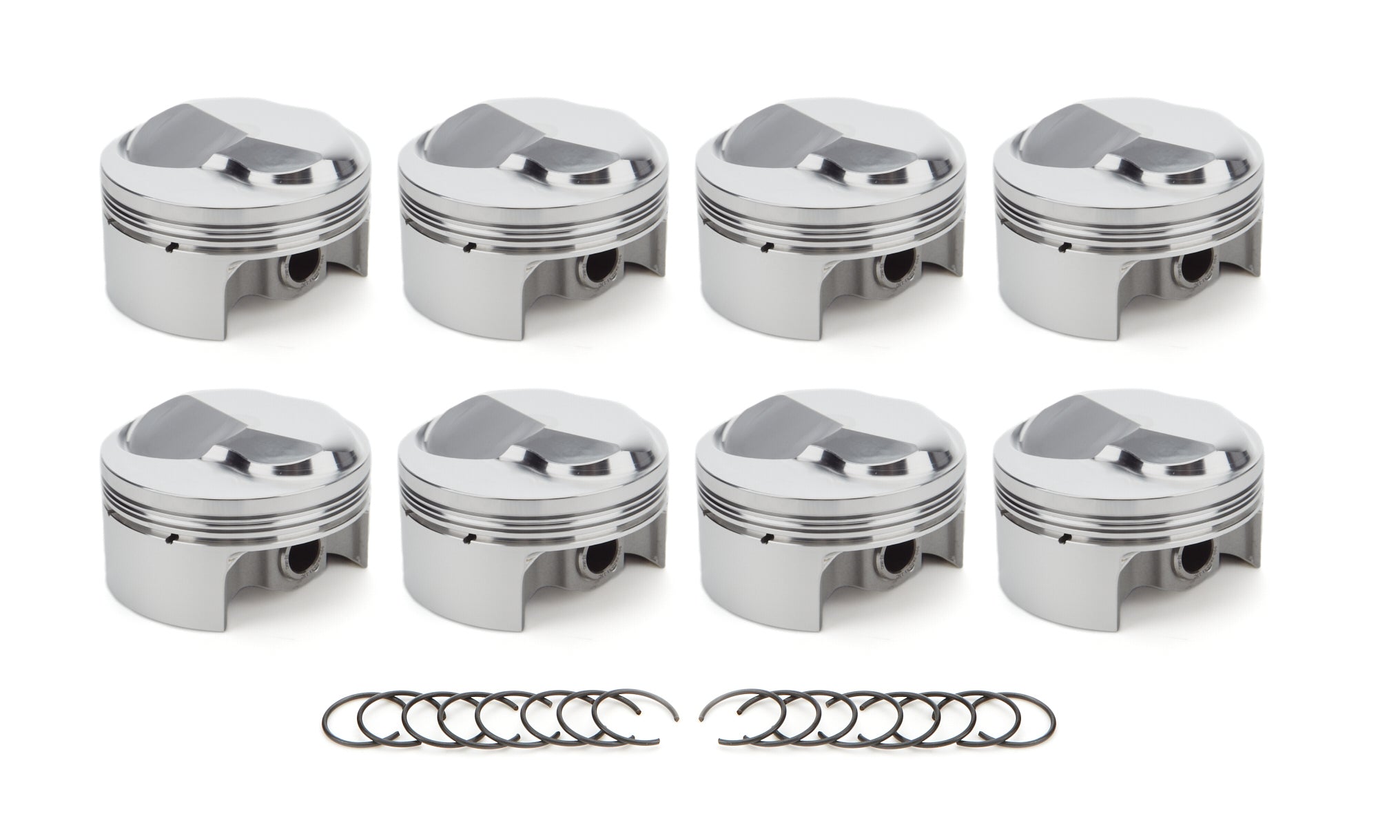 RaceTec AutoTec Forged Dome Piston - 4.5 in Bore - Big Block Chevy (Set of 8) 1000329