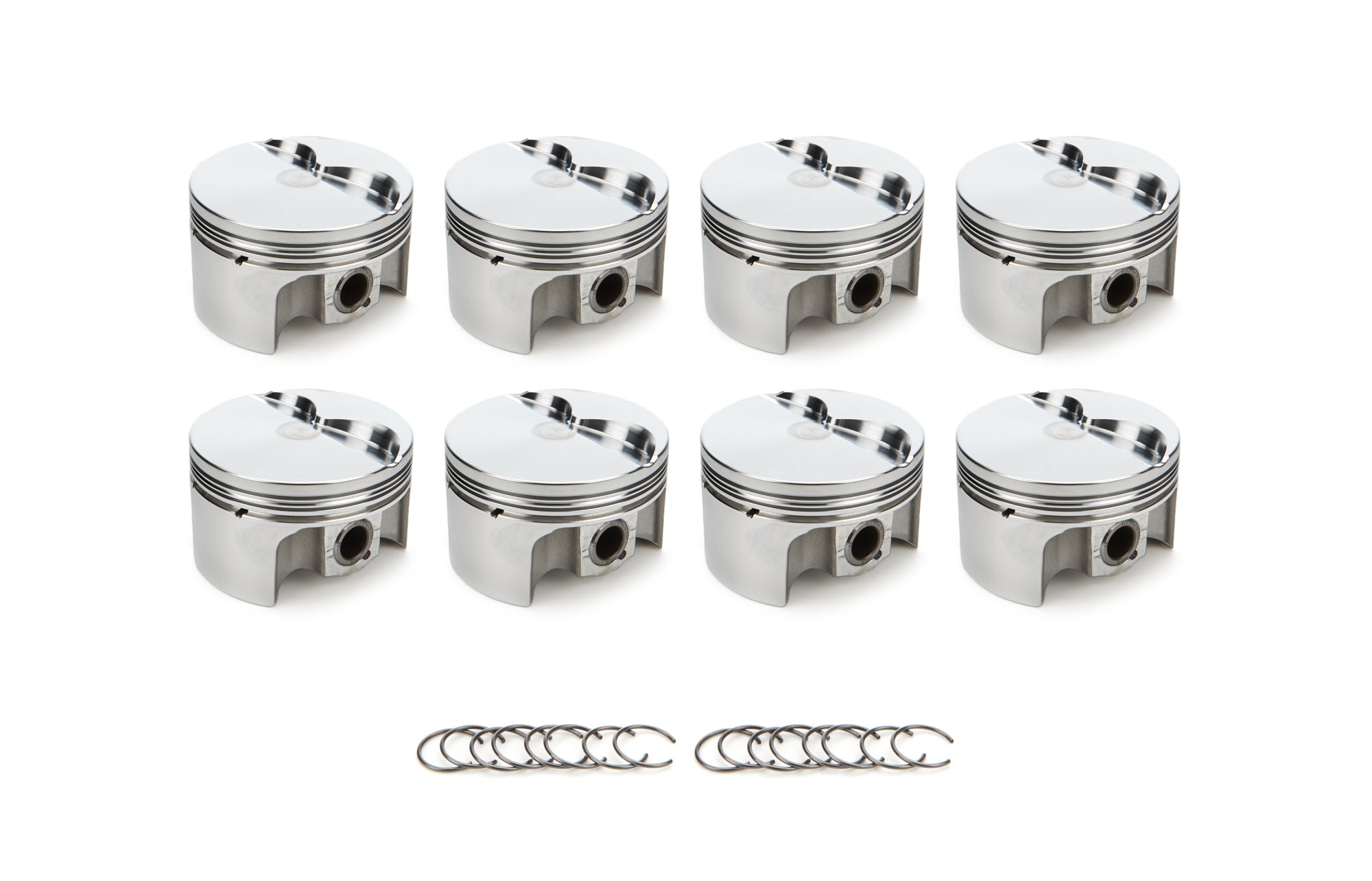 RaceTec AutoTec Forged Flat Top Piston - 4.040 in Bore - Small Block Ford - Set of 8 - ()