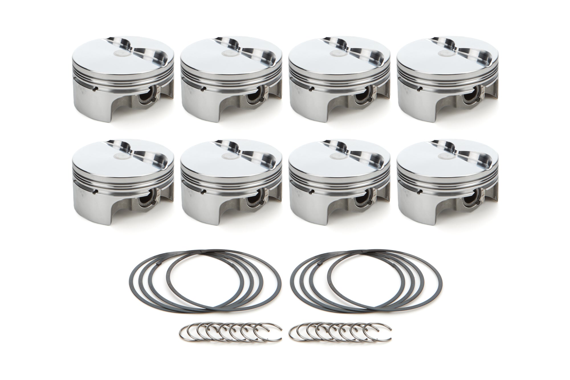 RaceTec AutoTec Forged Flat Top Piston - 4.040 in Bore - Small Block Ford (Set of 8)