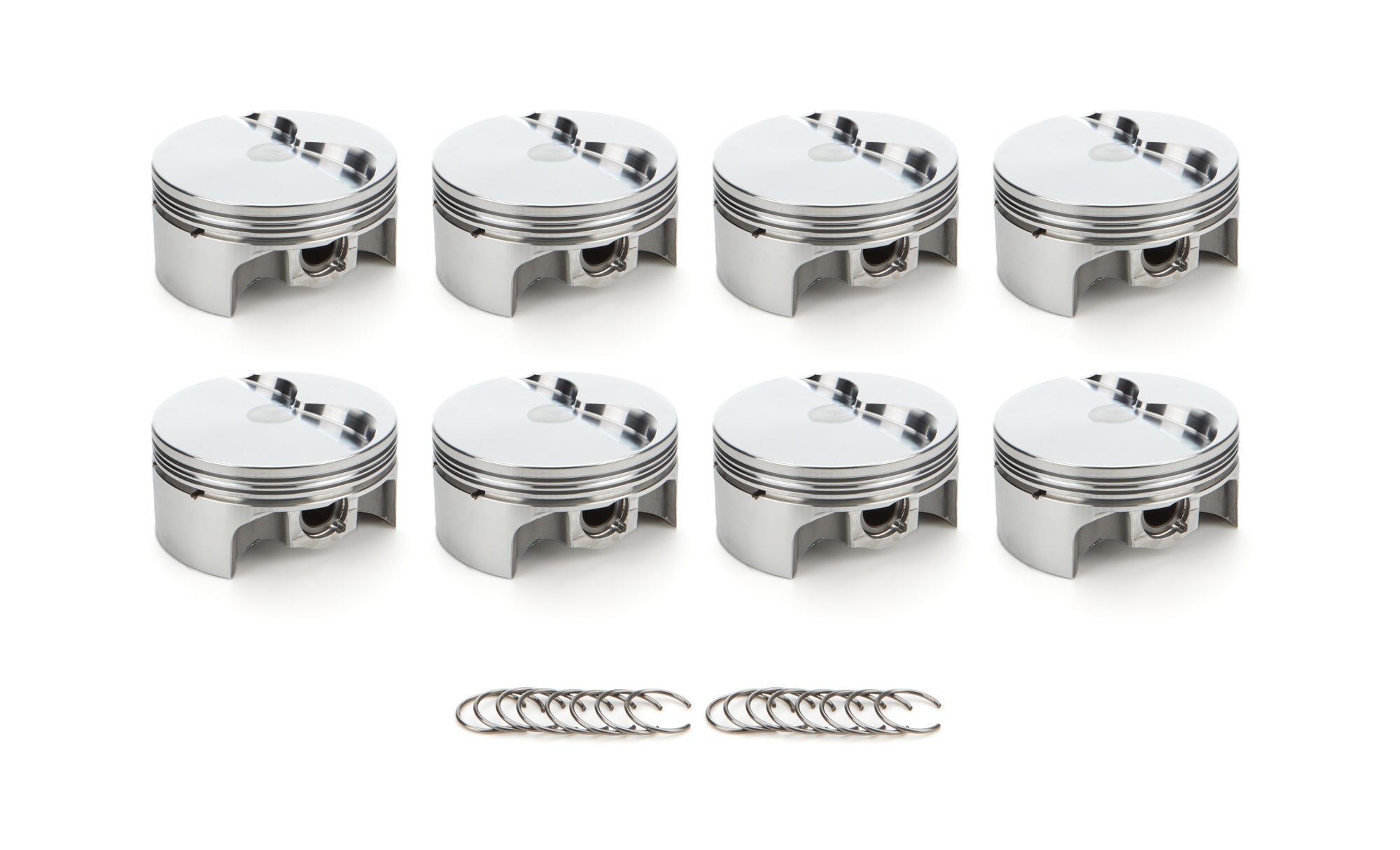 RaceTec AutoTec Forged Flat Top Piston - 4.125 in Bore - Small Block Ford (Set of 8)