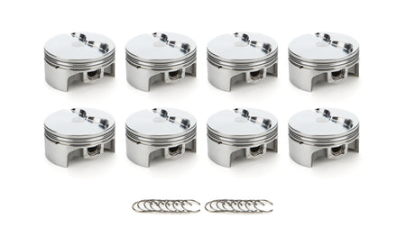 RaceTec AutoTec Forged Flat Top Piston - 4.125 in Bore - Small Block Ford (Set of 8)