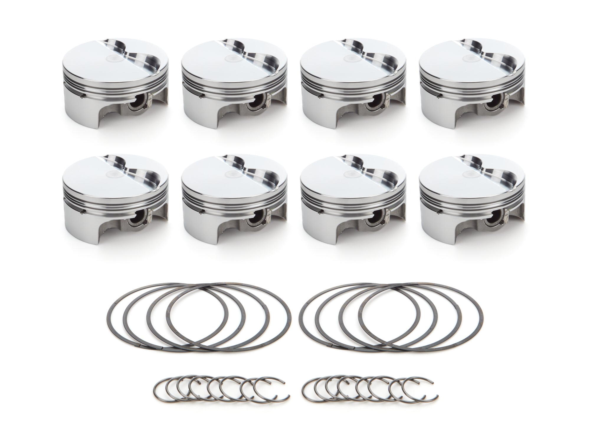 RaceTec AutoTec Forged Flat Top Piston - 4.030 in Bore - Small Block Ford (Set of 8)