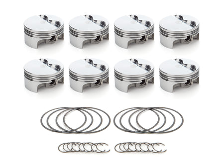 RaceTec AutoTec Forged Flat Top Piston - 4.030 in Bore - Small Block Ford (Set of 8)
