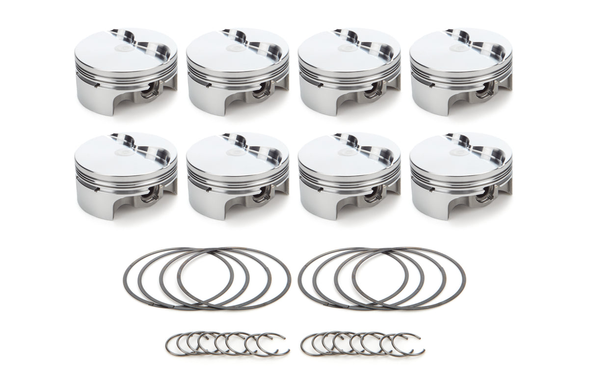 RaceTec AutoTec Forged Flat Top Piston - 4.040 in Bore - Small Block Ford (Set of 8)