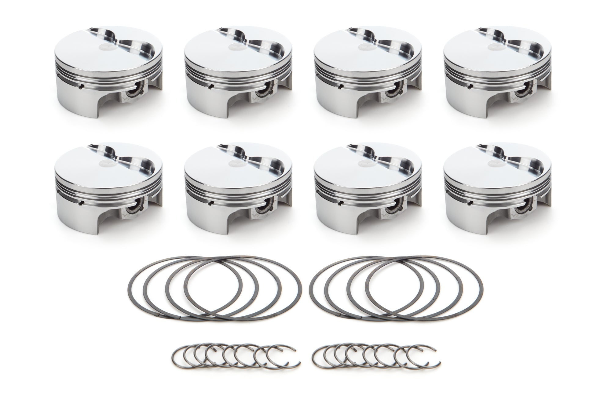 RaceTec AutoTec Forged Flat Top Piston - 4.125 in Bore - Small Block Ford (Set of 8)