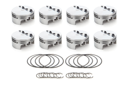 RaceTec AutoTec Forged Flat Top Piston - 4.125 in Bore - Small Block Ford (Set of 8)