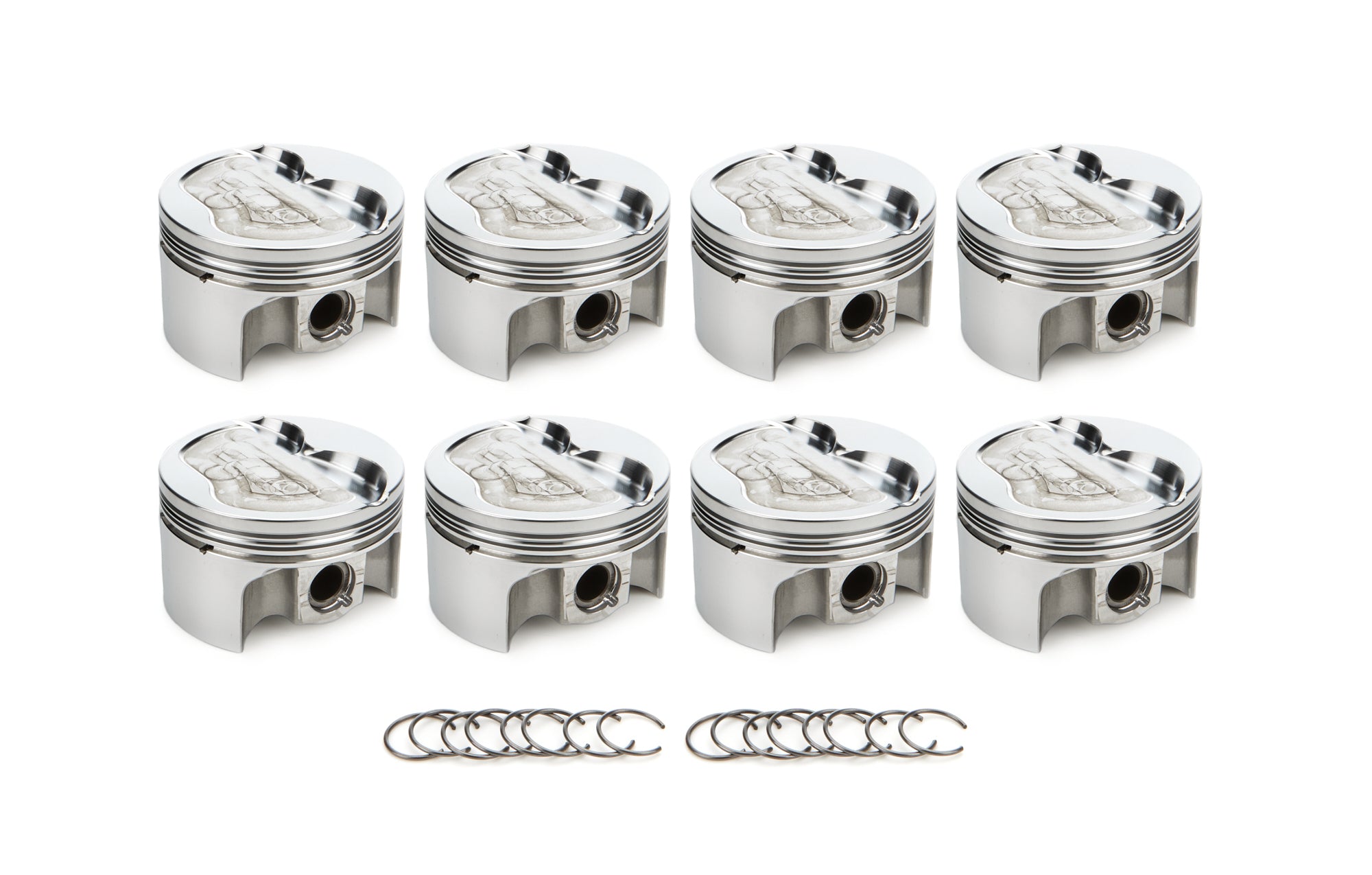 RaceTec AutoTec Forged Dished Piston - 4.030 in Bore - Small Block Ford (Set of 8) 1000377