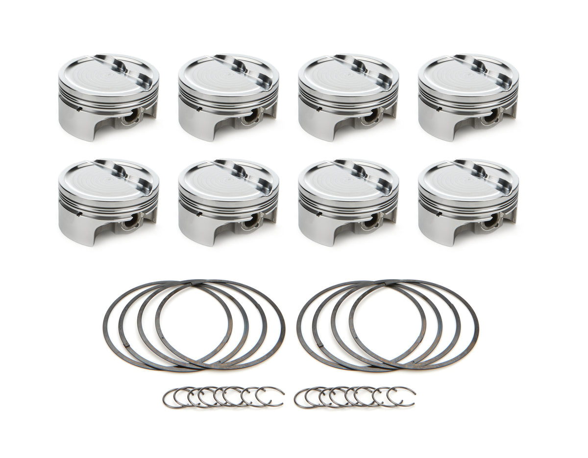 RaceTec AutoTec Forged Dished Piston - 4.040 in Bore - Small Block Ford (Set of 8) 1000383