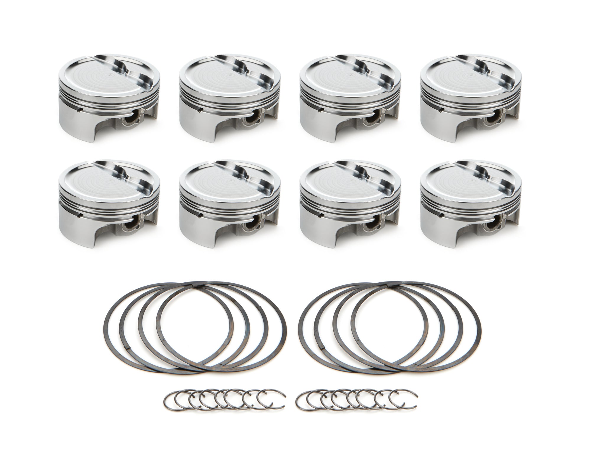 RaceTec AutoTec Forged Dished Piston - 4.040 in Bore - Small Block Ford (Set of 8) 1000383
