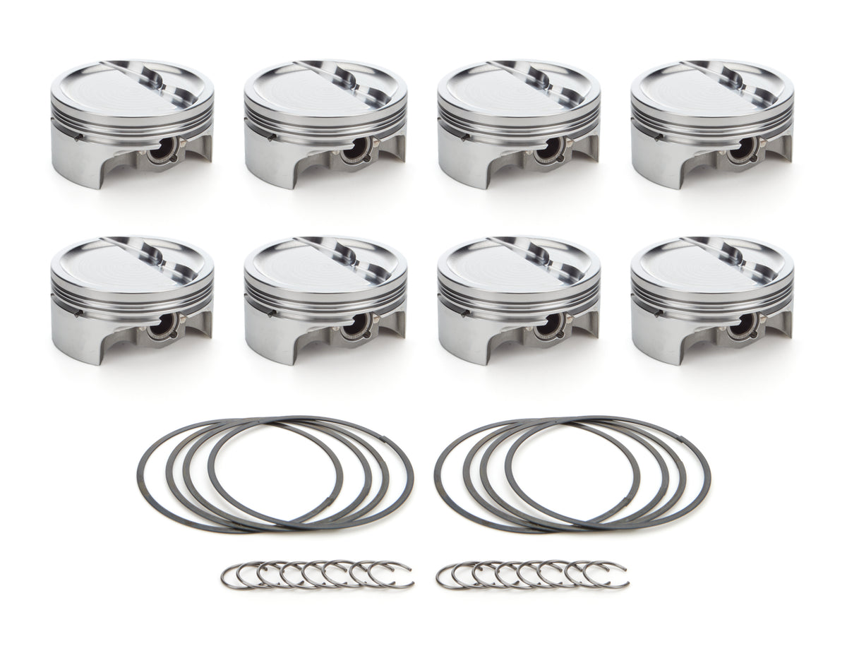 RaceTec AutoTec Forged Dished Piston - 4.125 in Bore - Small Block Ford (Set of 8) 1000393