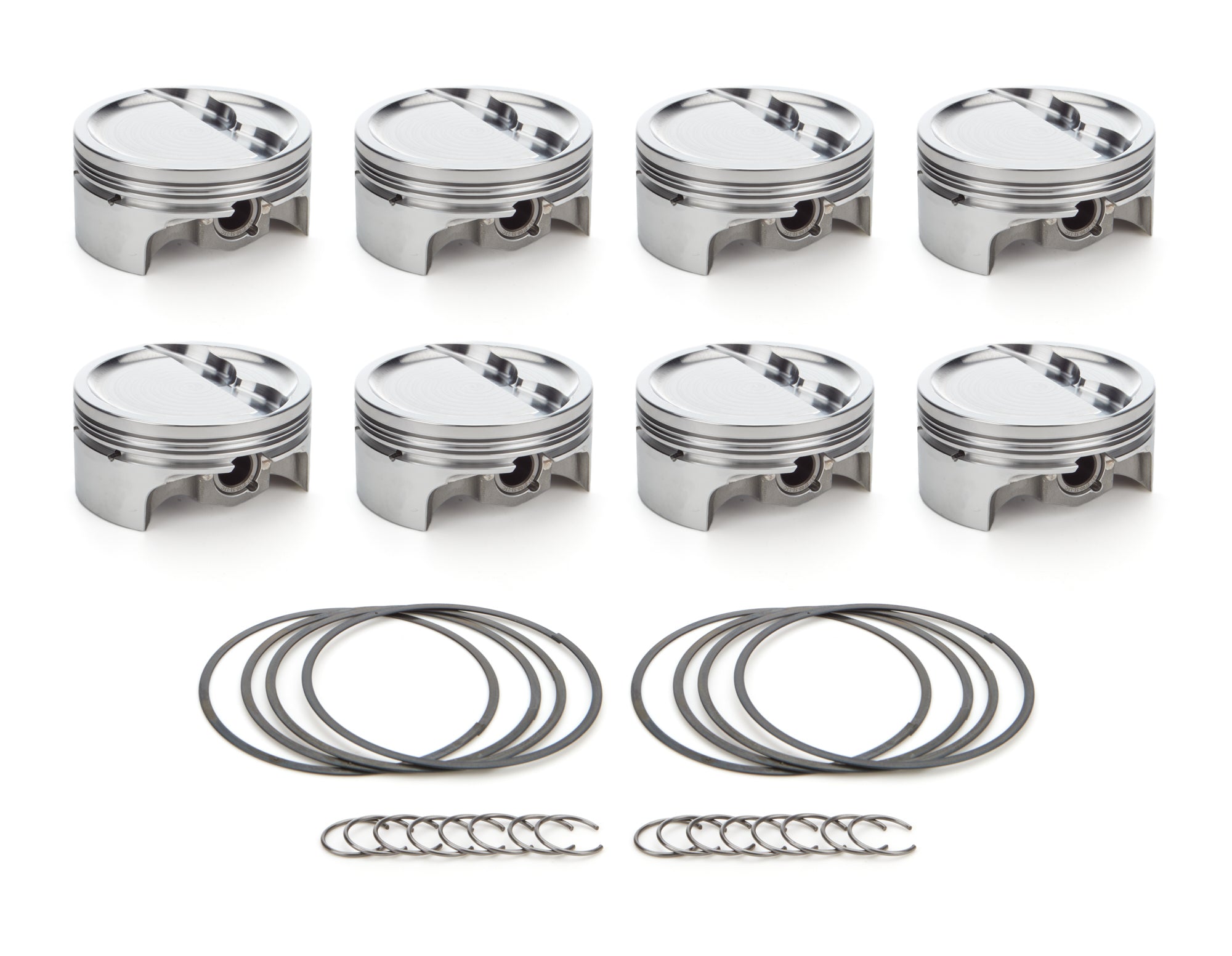 RaceTec AutoTec Forged Dished Piston - 4.125 in Bore - Small Block Ford (Set of 8) 1000393