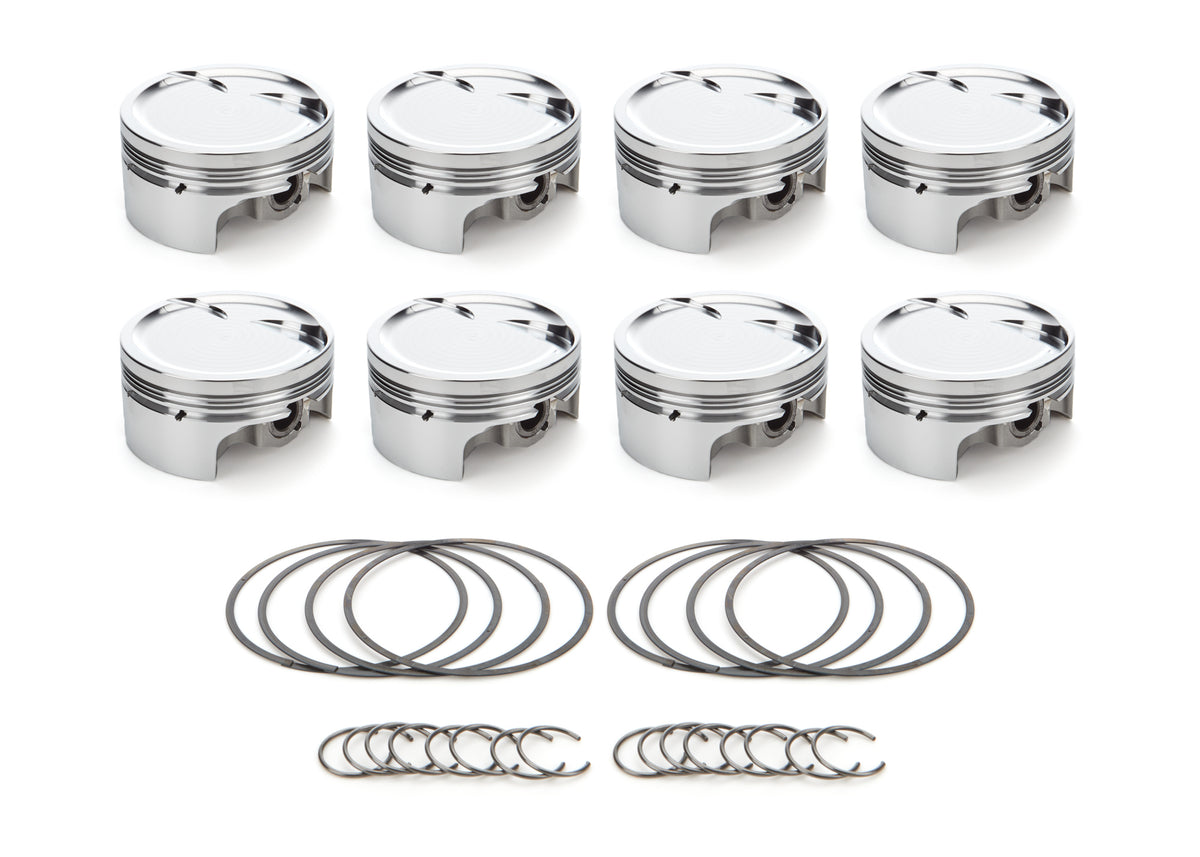 RaceTec AutoTec Twisted Wedge Forged Dished Piston - 4.030 in Bore - Small Block Ford - (Set of 8) 1000403