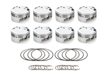 RaceTec AutoTec Twisted Wedge Forged Dished Piston - 4.030 in Bore - Small Block Ford - (Set of 8) 1000403