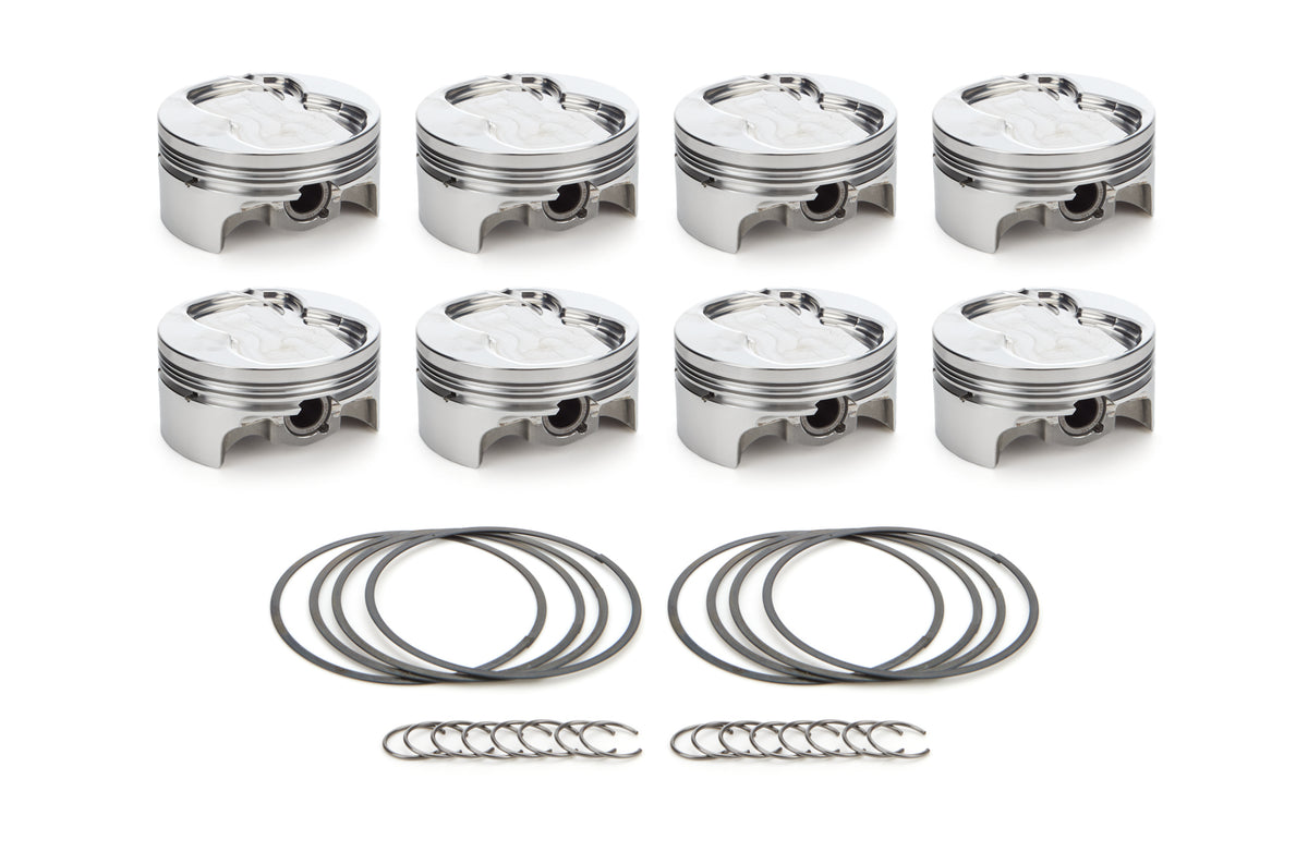 RaceTec AutoTec Twisted Wedge Forged Dished Piston - 4.030 in Bore - Small Block Ford - (Set of 8) 1000410