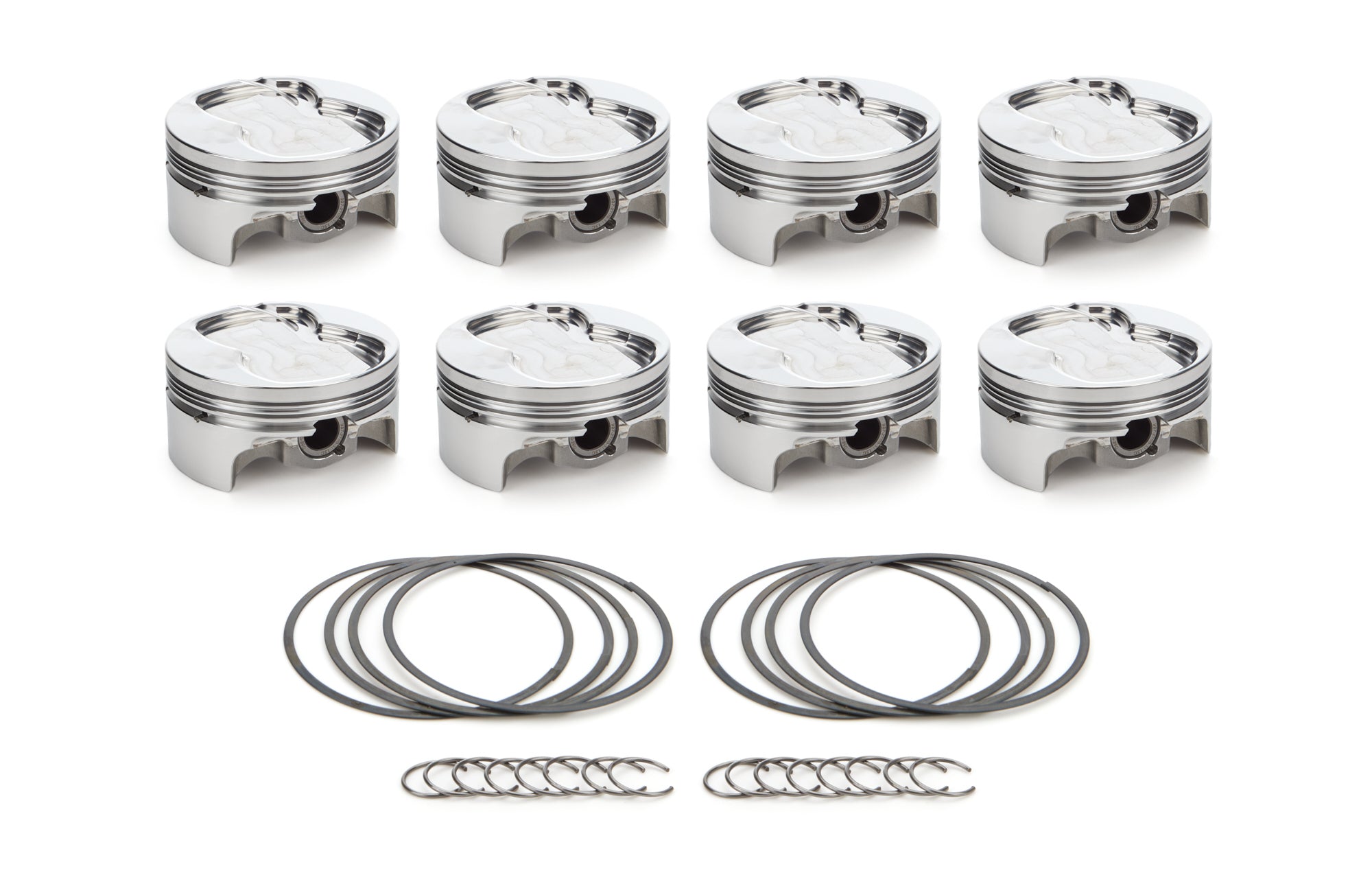 RaceTec AutoTec Twisted Wedge Forged Dished Piston - 4.030 in Bore - Small Block Ford - (Set of 8) 1000410