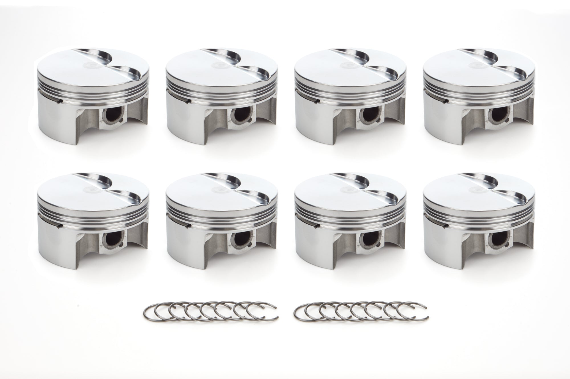 RaceTec AutoTec Forged Flat Top Piston - 4.010 in Bore - GM LS-Series (Set of 8)