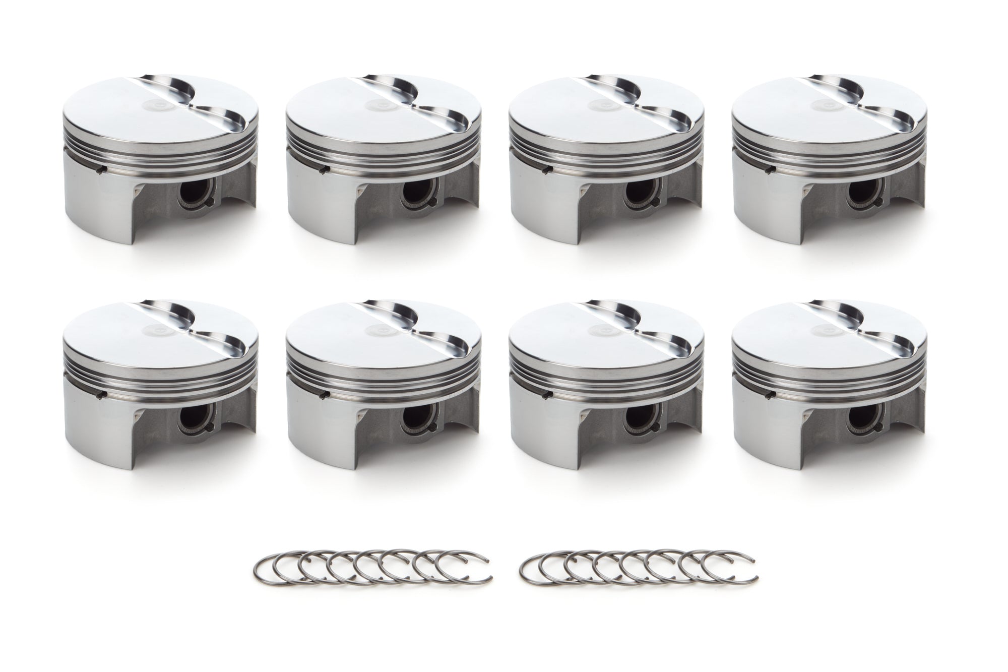 RaceTec AutoTec Forged Flat Top Piston - 3.908 in Bore - GM LS-Series (Set of 8)