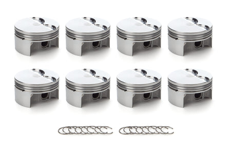 RaceTec AutoTec Forged Flat Top Piston - 3.908 in Bore - GM LS-Series (Set of 8)