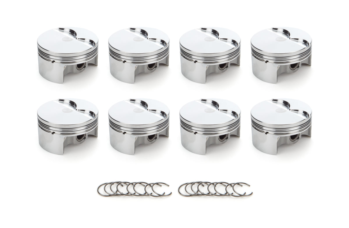 RaceTec AutoTec Forged Flat Top Piston - 4.010 in Bore - GM LS-Series (Set of 8)