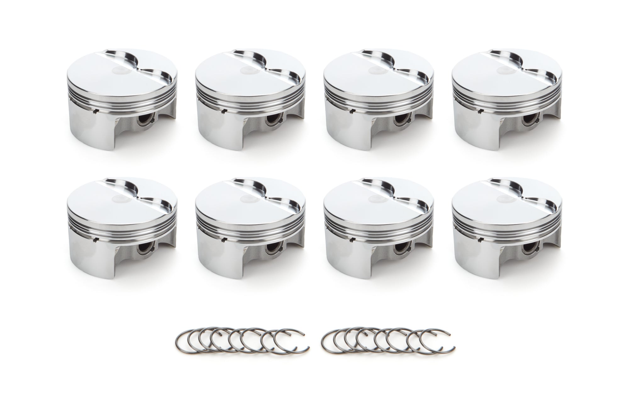 RaceTec AutoTec Forged Flat Top Piston - 4.010 in Bore - GM LS-Series (Set of 8)