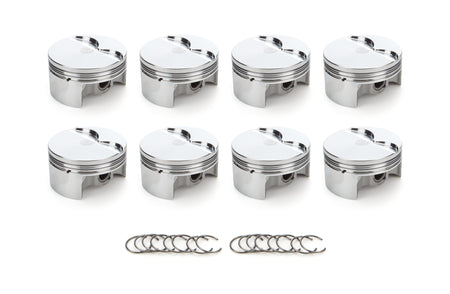 RaceTec AutoTec Forged Flat Top Piston - 4.010 in Bore - GM LS-Series (Set of 8)