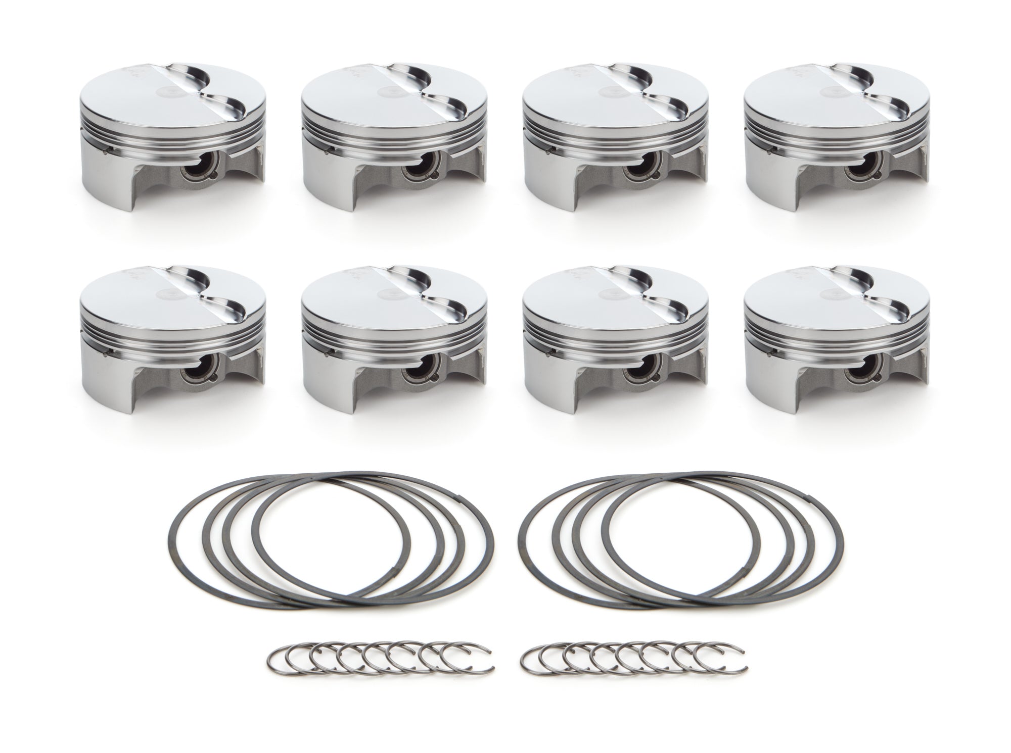RaceTec AutoTec Forged Flat Top Piston - 4.005 in Bore - GM LS-Series (Set of 8)