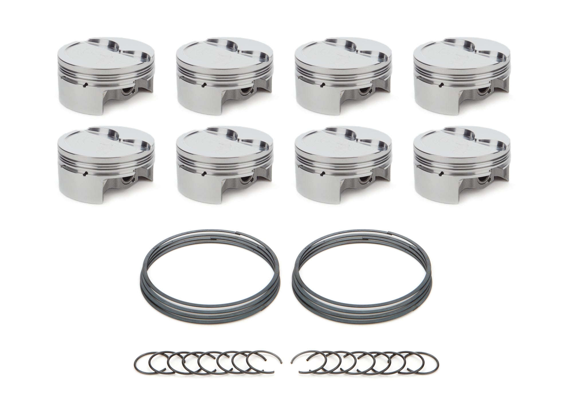 RaceTec AutoTec Forged Dished Piston - 4.030 in Bore - GM LS-Series (Set of 8)