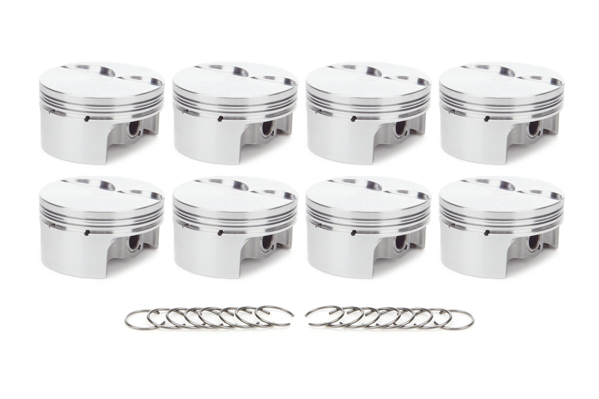 RaceTec AutoTec Forged Flat Top Piston - 4.070 in Bore - GM LS-Series (Set of 8)