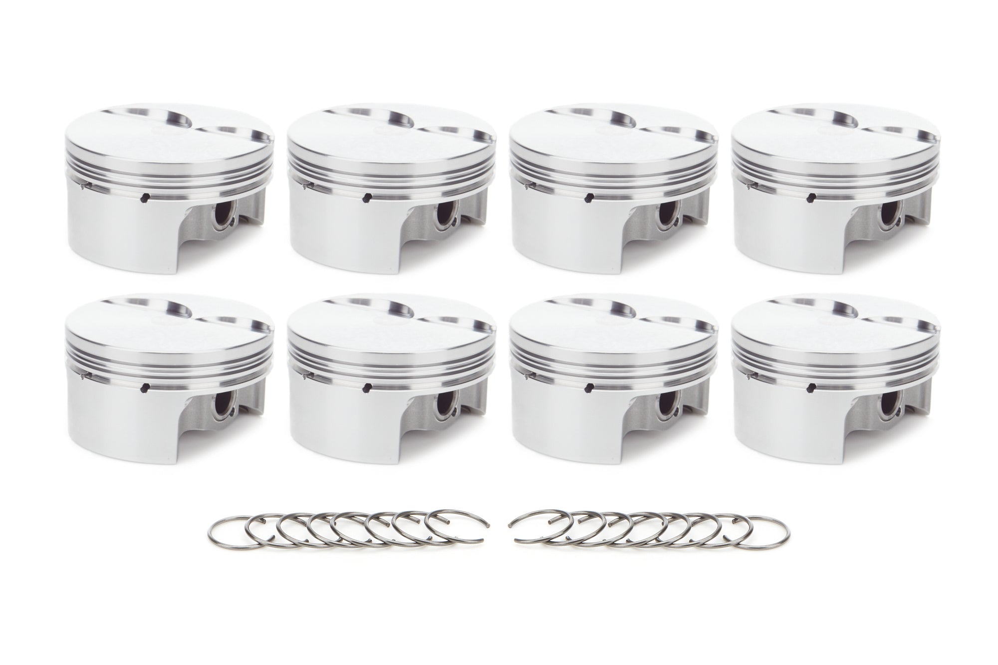 RaceTec AutoTec Forged Flat Top Piston - 4.070 in Bore - GM LS-Series (Set of 8)