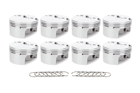 RaceTec AutoTec Forged Flat Top Piston - 4.070 in Bore - GM LS-Series (Set of 8)